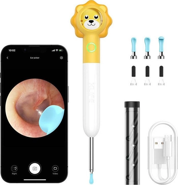 XLife Q3 Yellow Ear Cleaning Otoscope