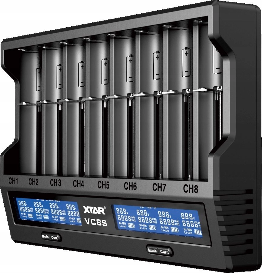 Xtar universalus 8 x Li-ion ir