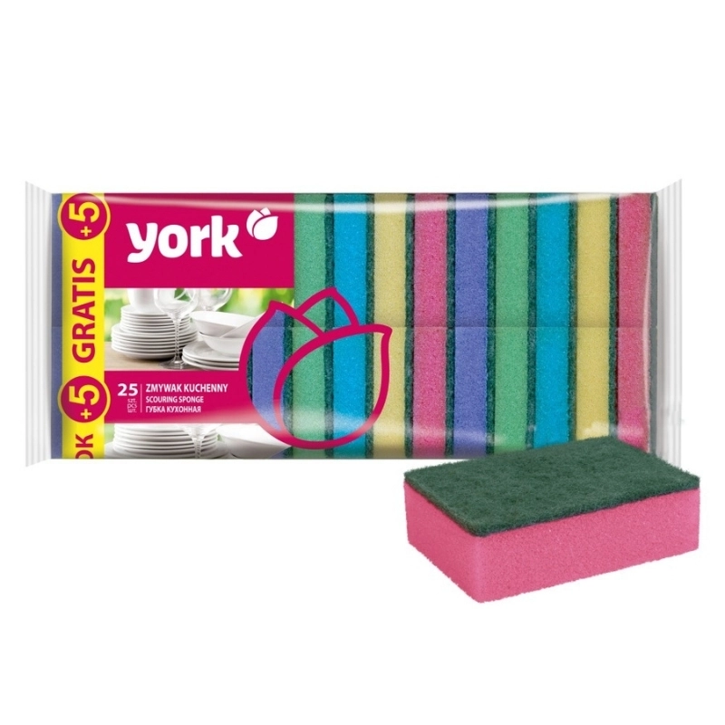 York Zmywak kuchenny gąbka myjka 25