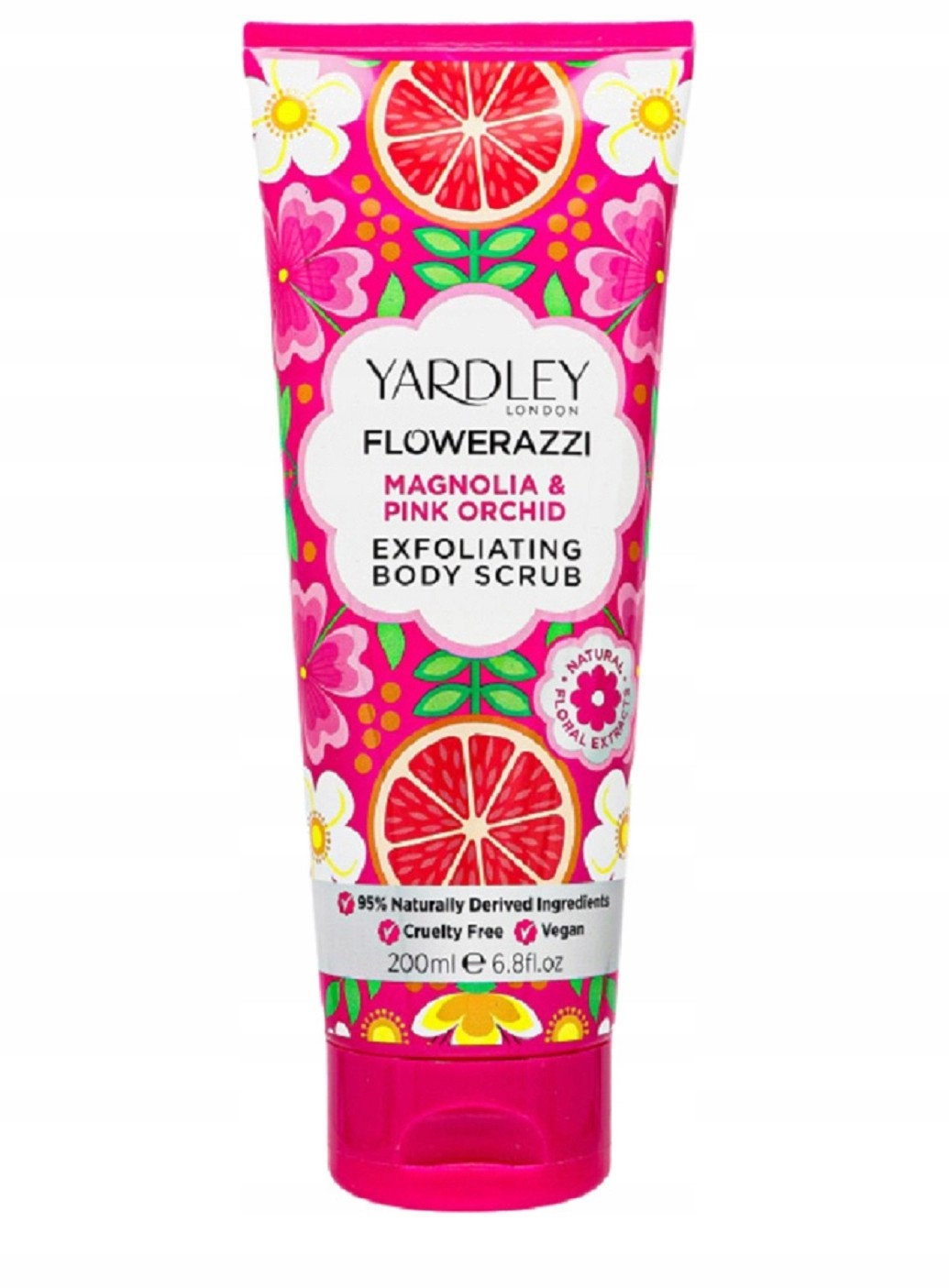 Yardley  Flowerazzi Magnolia  Pink Orchid  Exfoliating