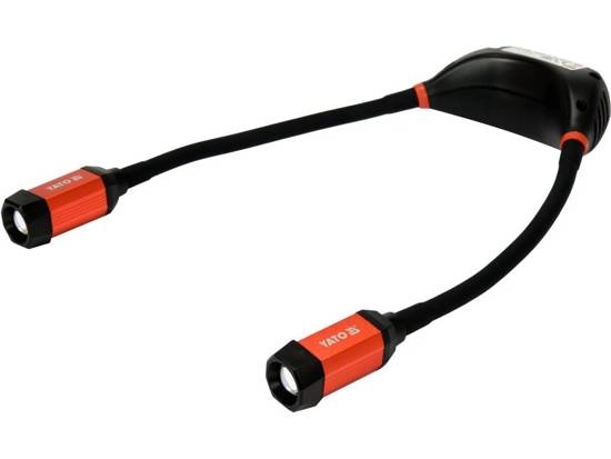 Yato YT-08599 flashlight Black Red Neck