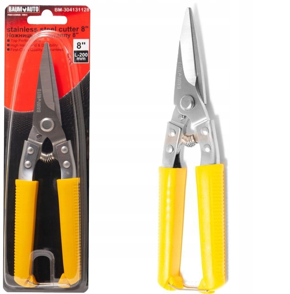 Shears for cutting sheet metal left