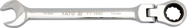 Yato Small eye wrench with rattle