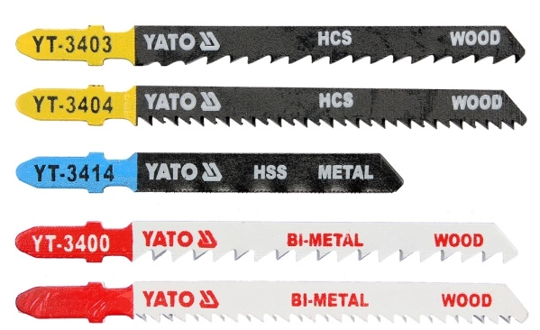 Jigsaw blades 5 pcs. [YT-3445] (