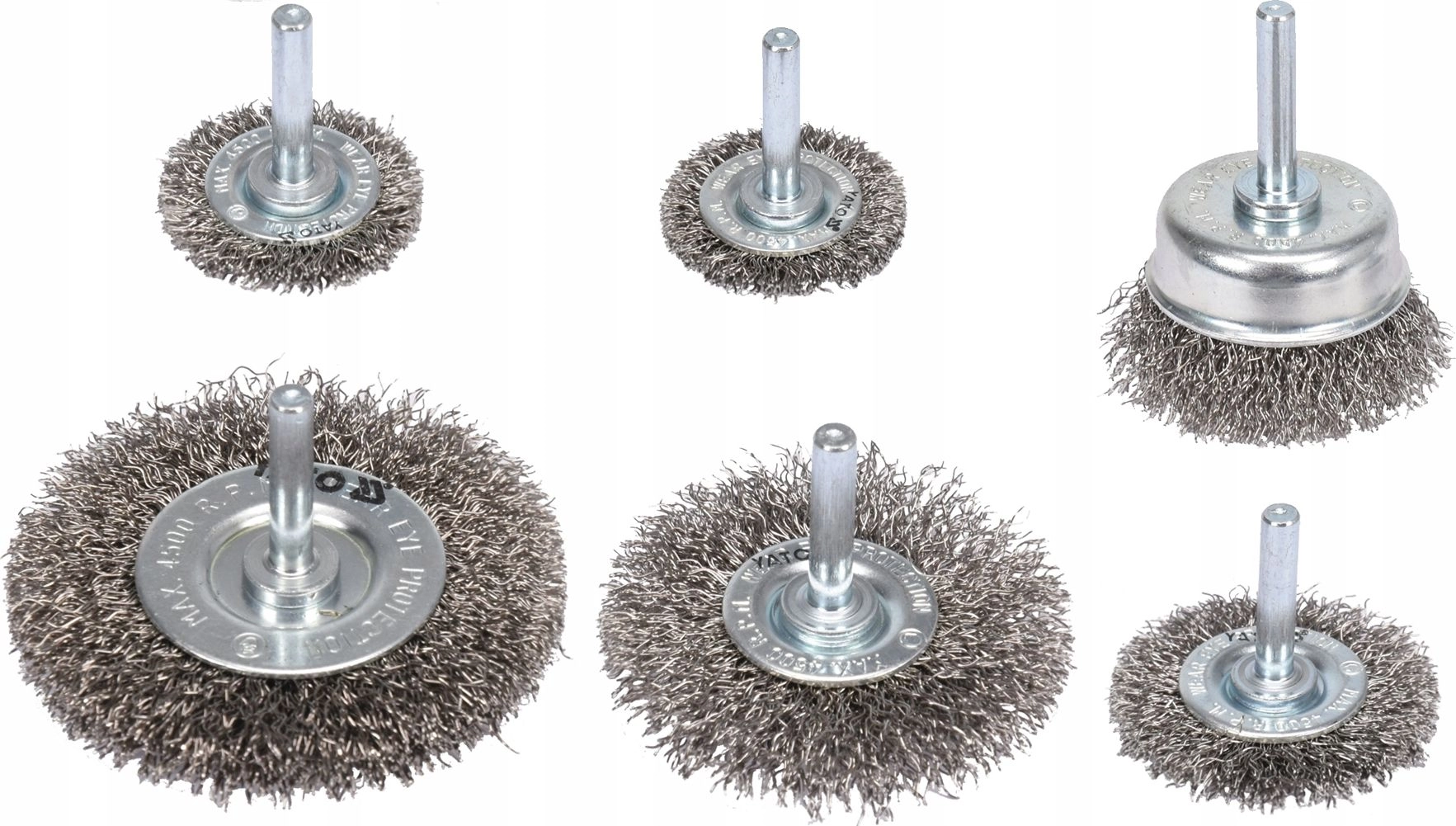 Yato disc brushes with a shank