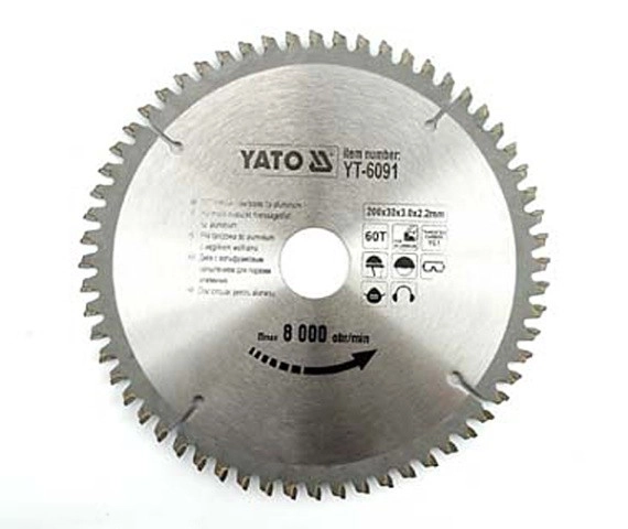 Yato Circular saw for aluminum 200x30mm