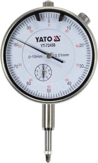 Yato Czujnik zegarowy 0-10mm YT-72450 5906083079344