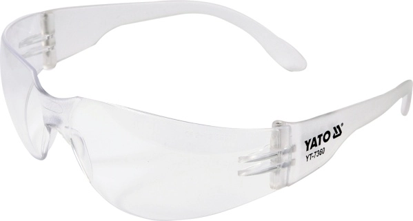 Colorless safety glasses type 90960 YT-7360