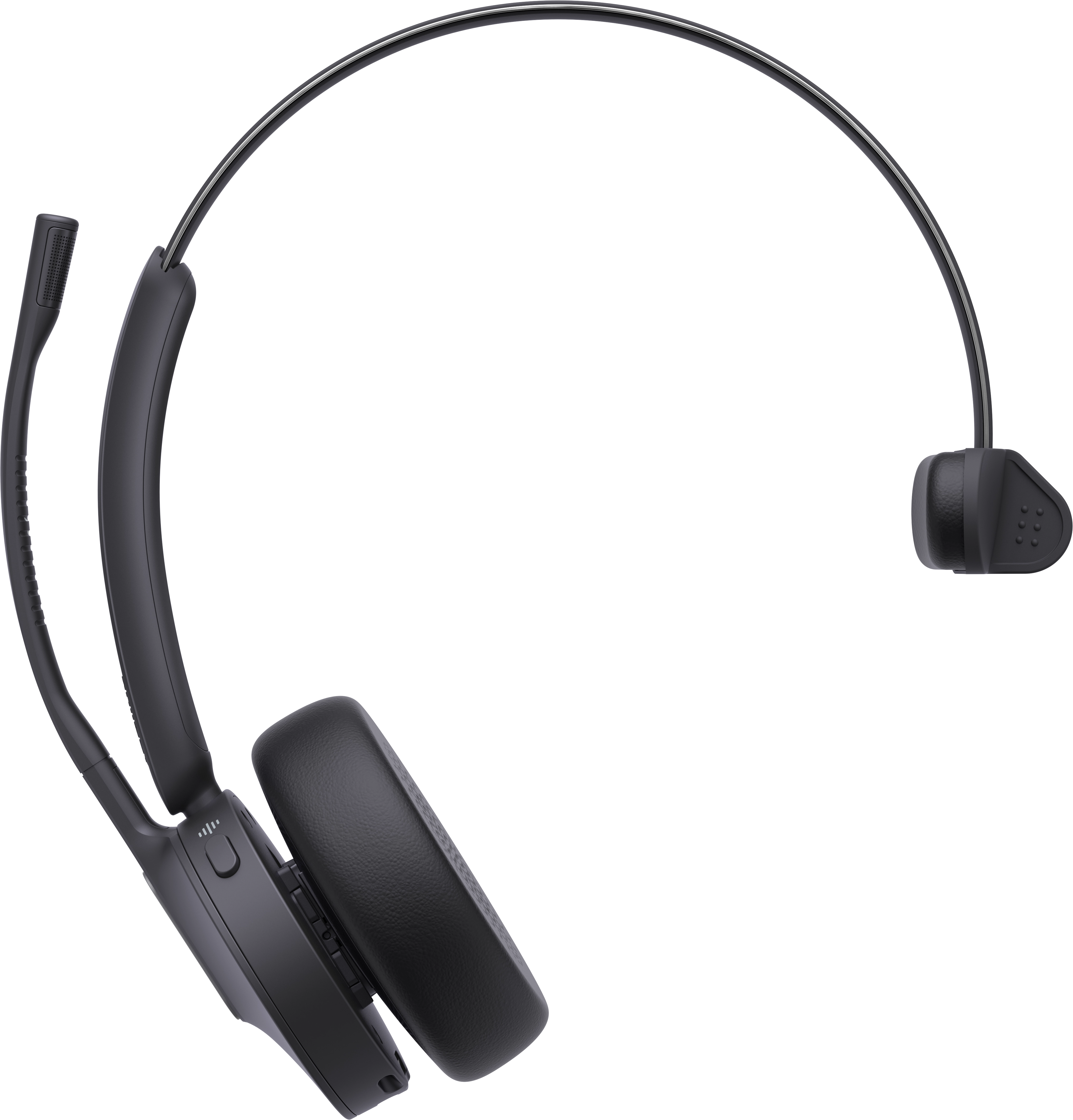Yealink BH70 Mono UC Austiņas Bezvadu Birojs / zvanu centrs USB Veids-C Bluetooth Melns