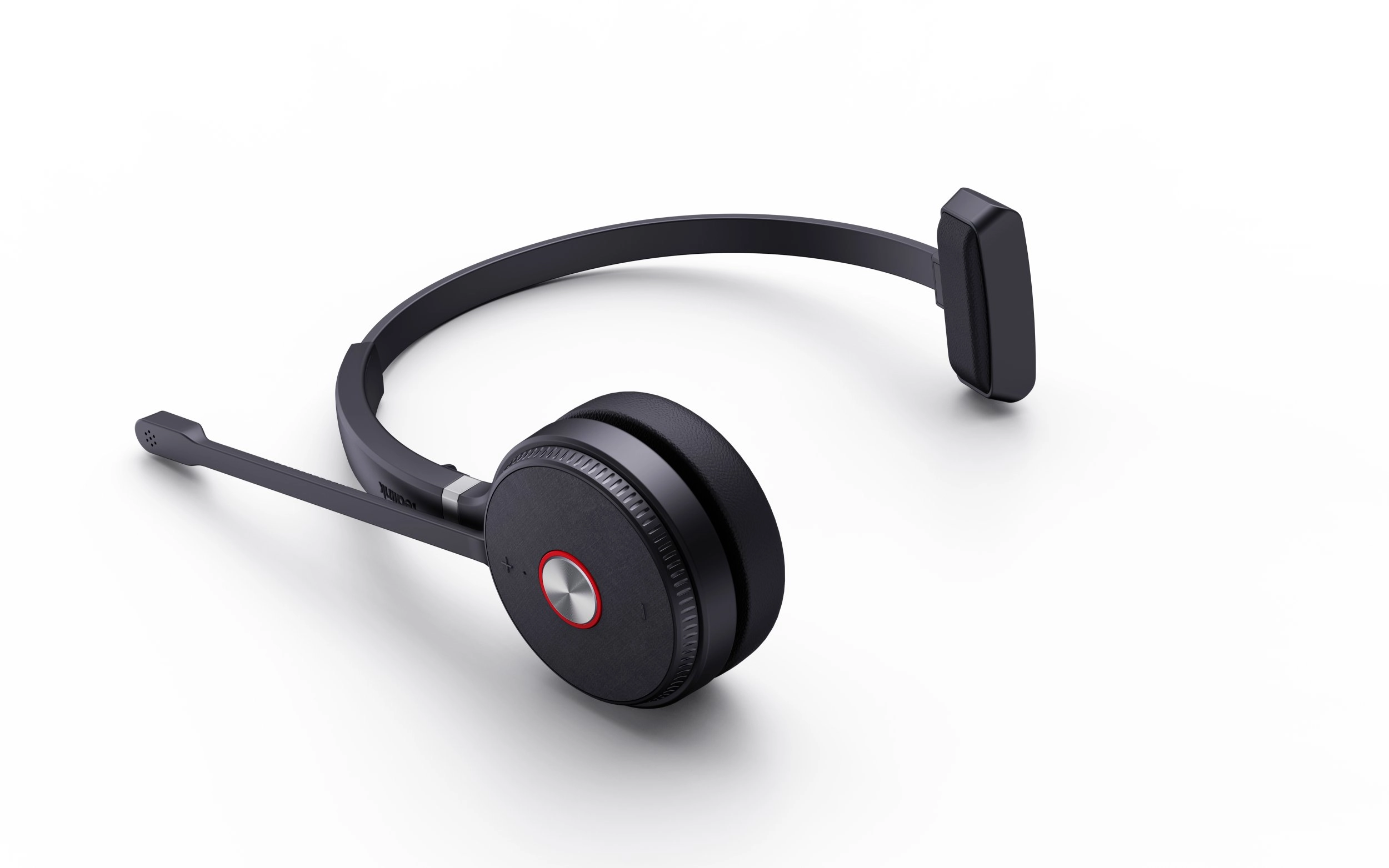 Yealink WH62 Mono UC Austiņas Bezvadu Birojs / zvanu centrs Micro-USB Uzlādes statīvs Melns