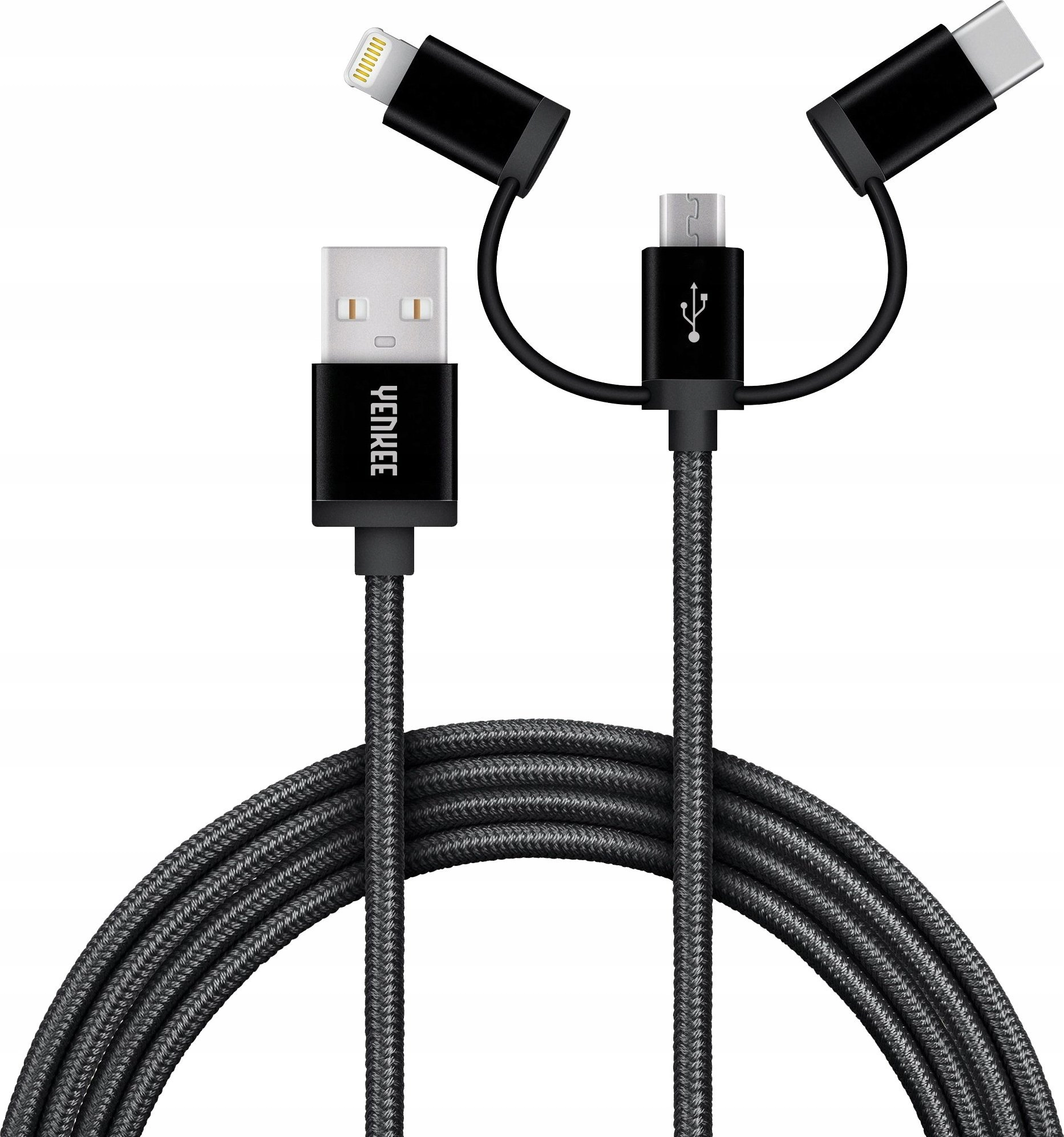 Kabel USB A na USB C/Micro