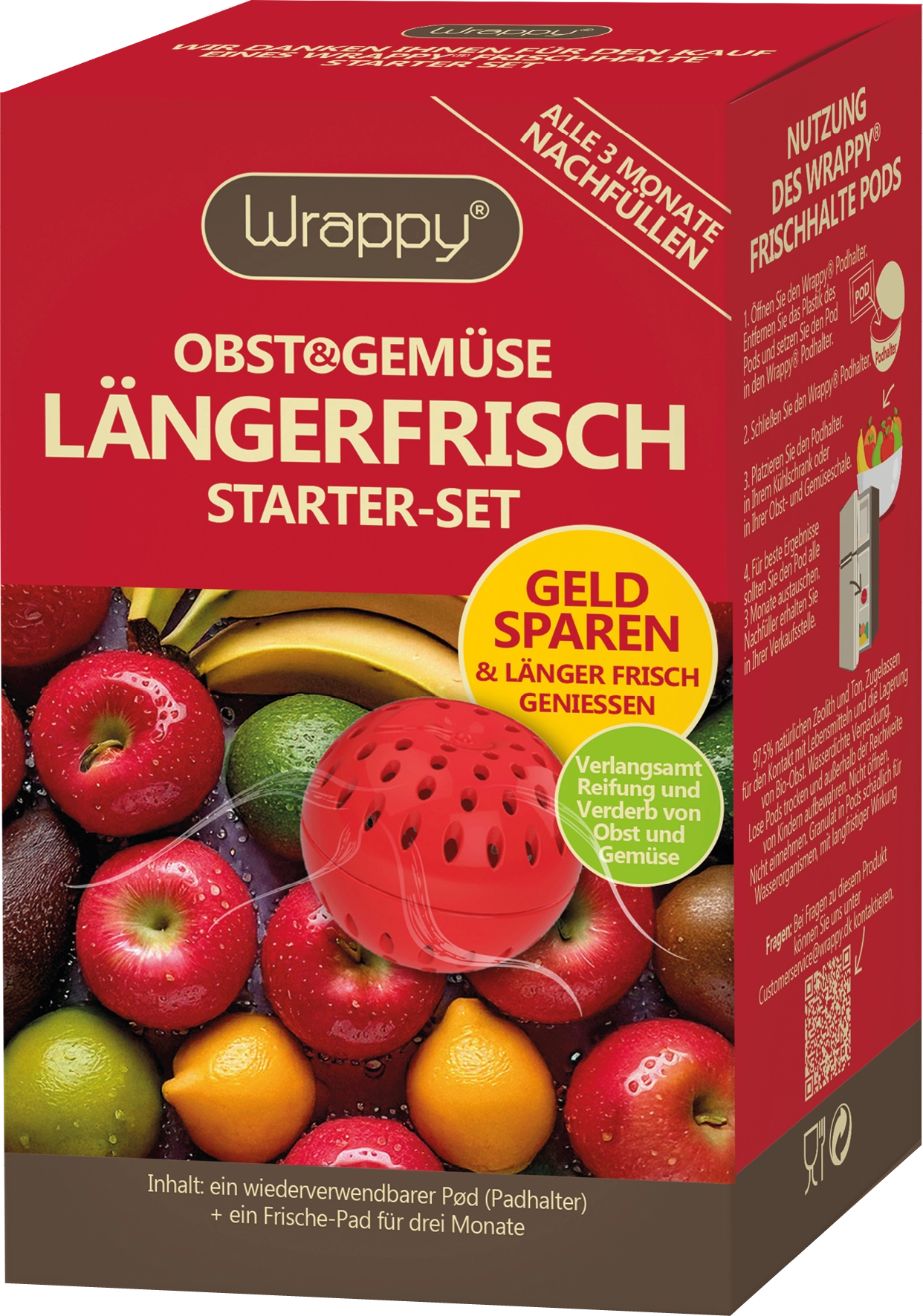 Wrappy fruit vegetables fresh longer starter