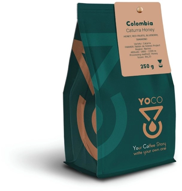 YoCo coffee beans Colombia Caturra Honey