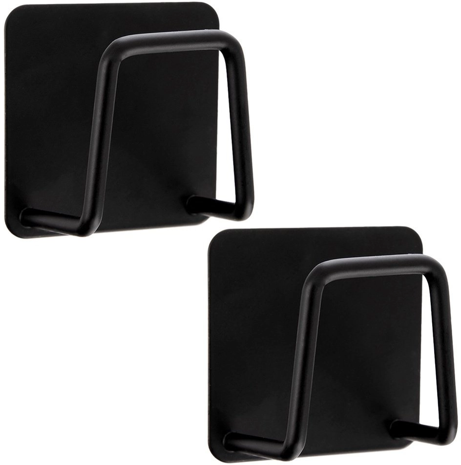 YokaHome Black Metal Hooks for 3M