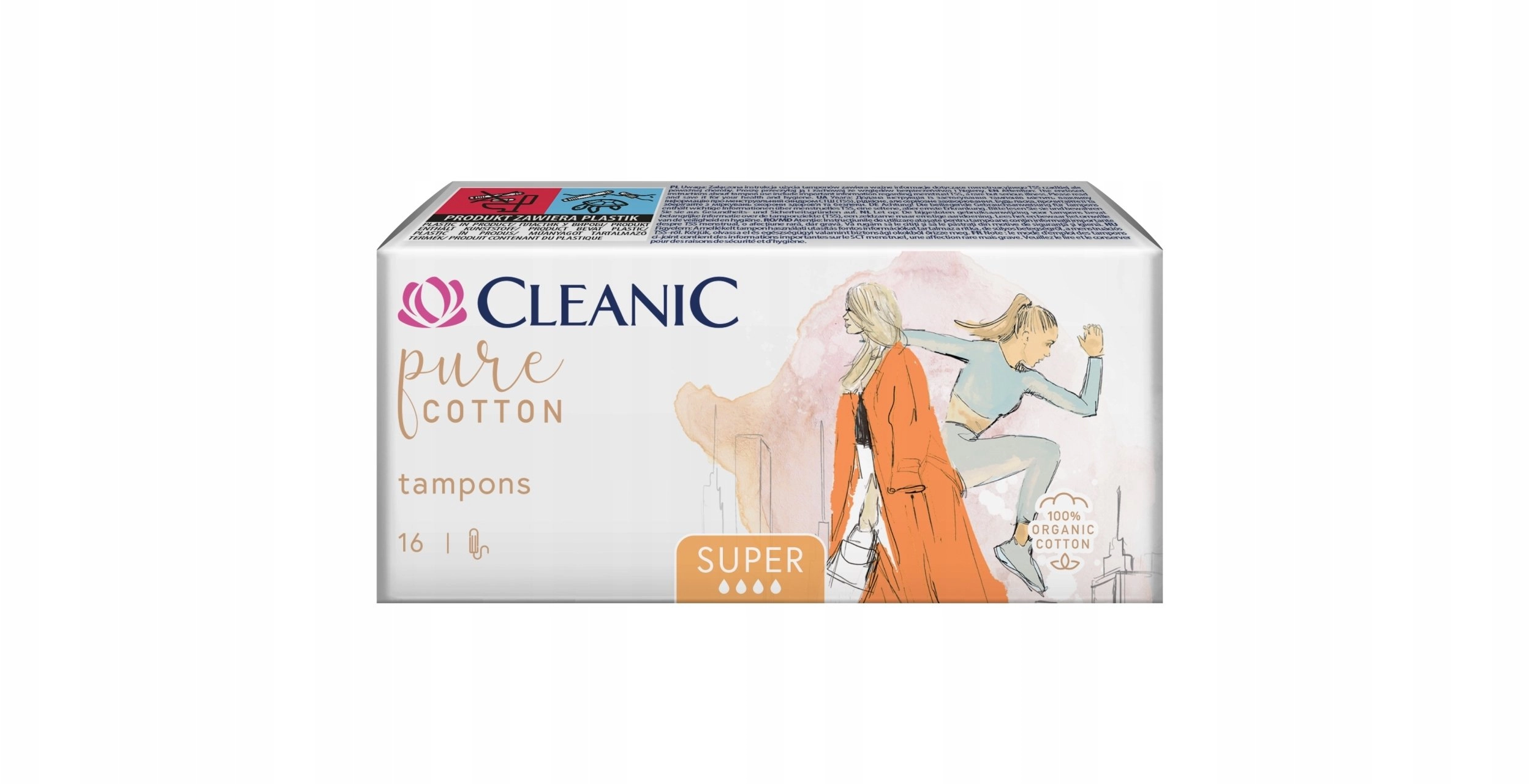 HARPER CLEANIC Tampony Pure Cotton Super
