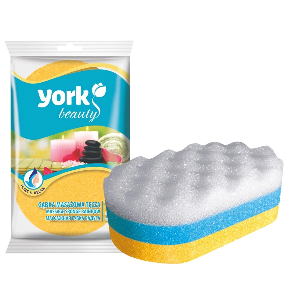 Massage sponge RAINBOW 36011060 5002567 5903355002567