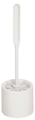 Toilet brush with holder MODERN white