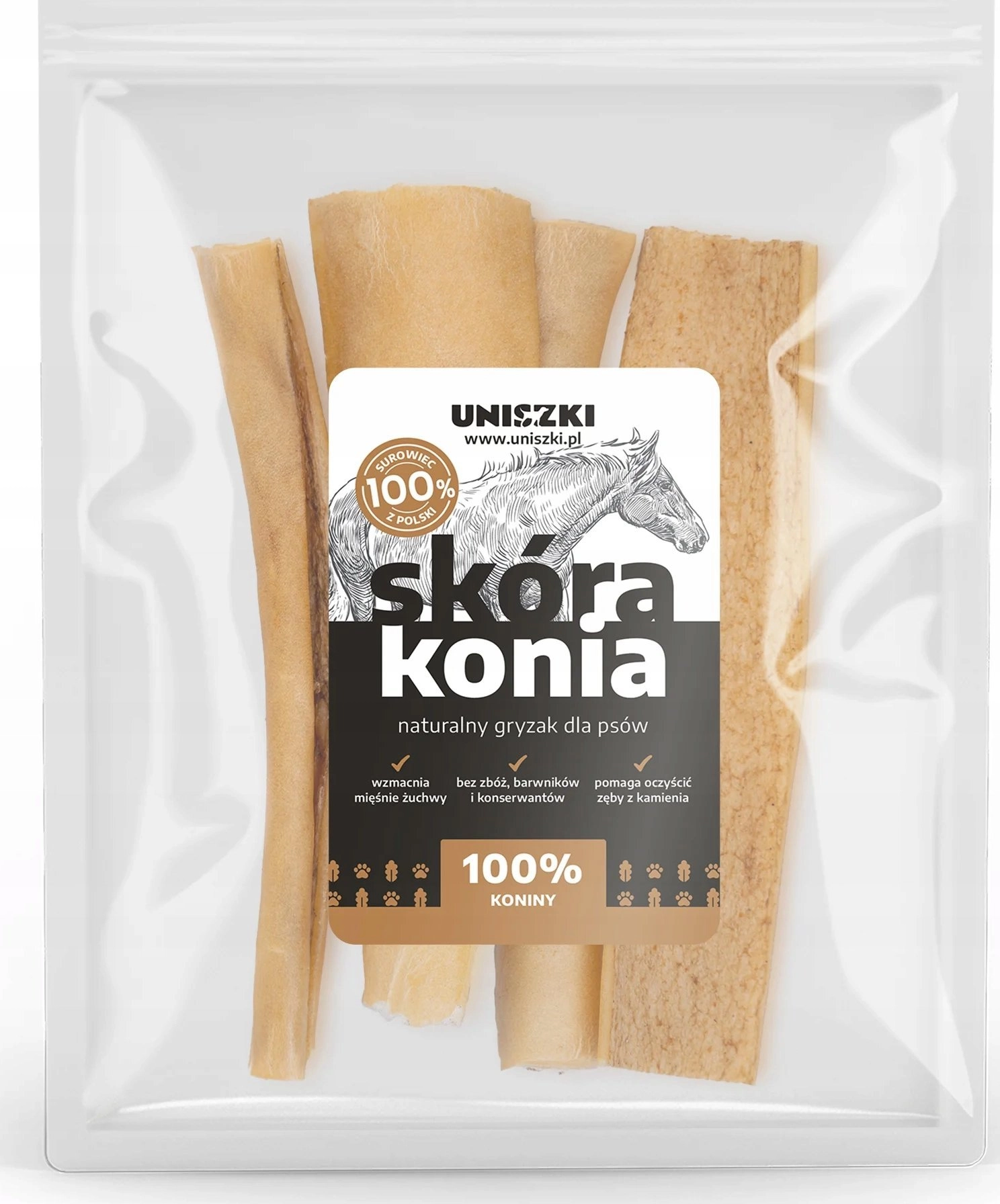 UNISZKI Horse Skin - Dog Treat