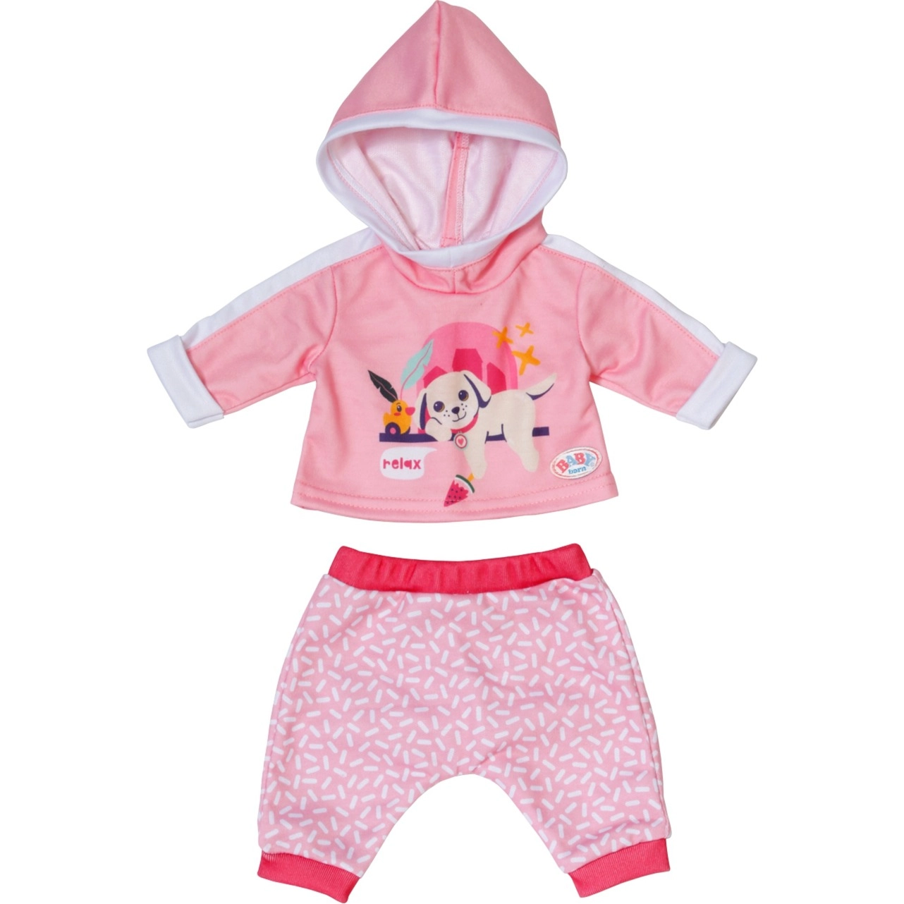 Zapf BABY born Jogging Suit Pink
