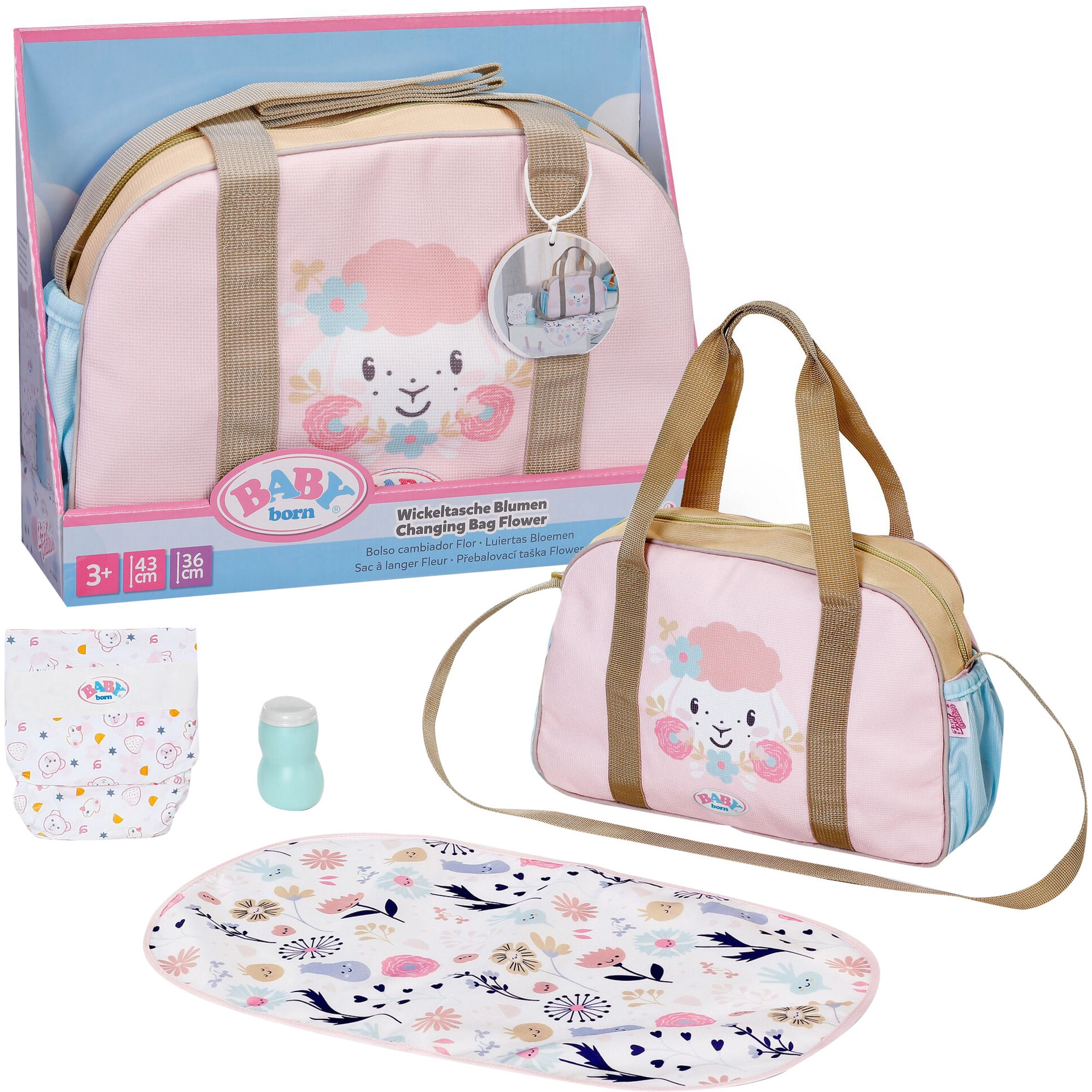 BABY born Changing Bag Flower Doll