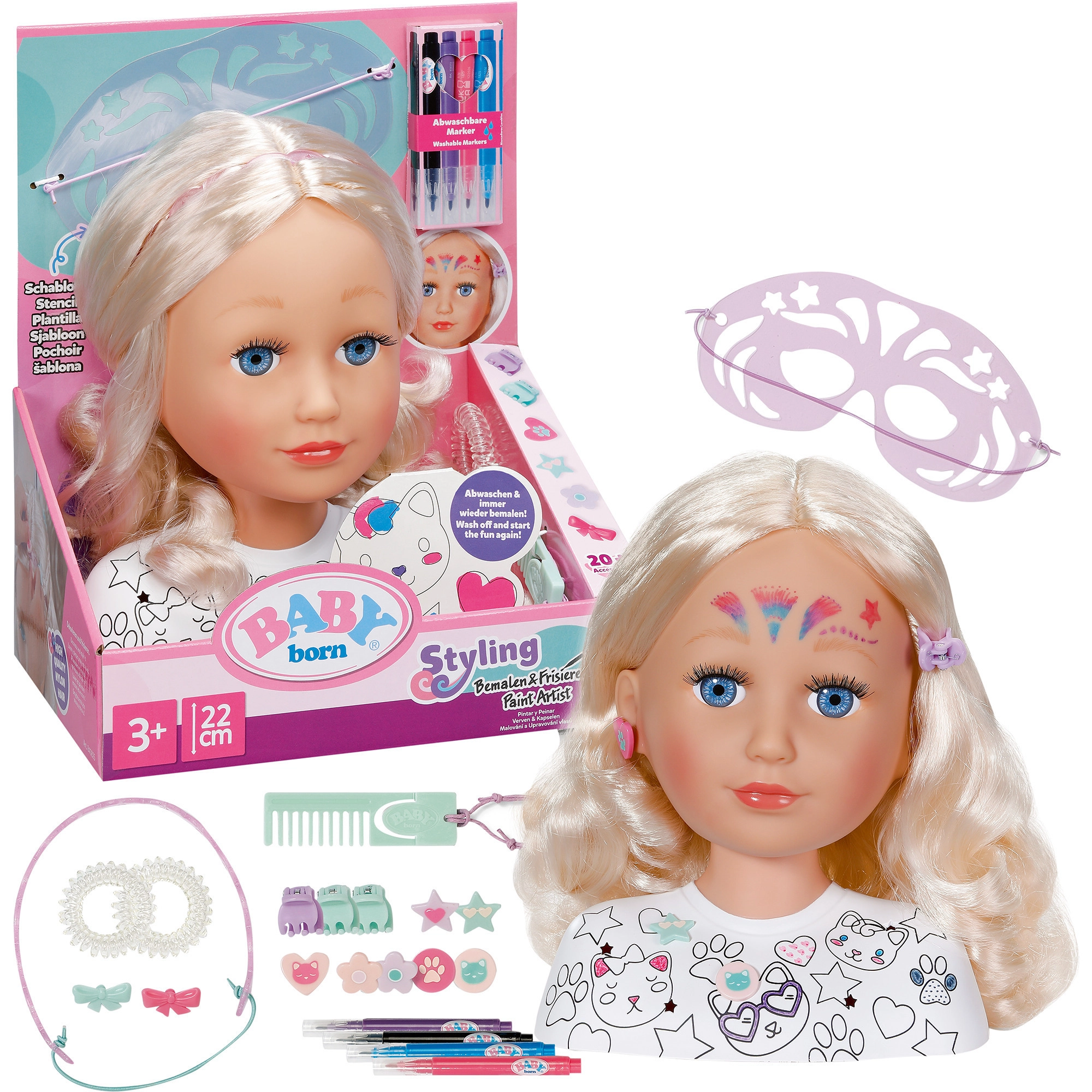 BABY born Styling Head Paint Artist