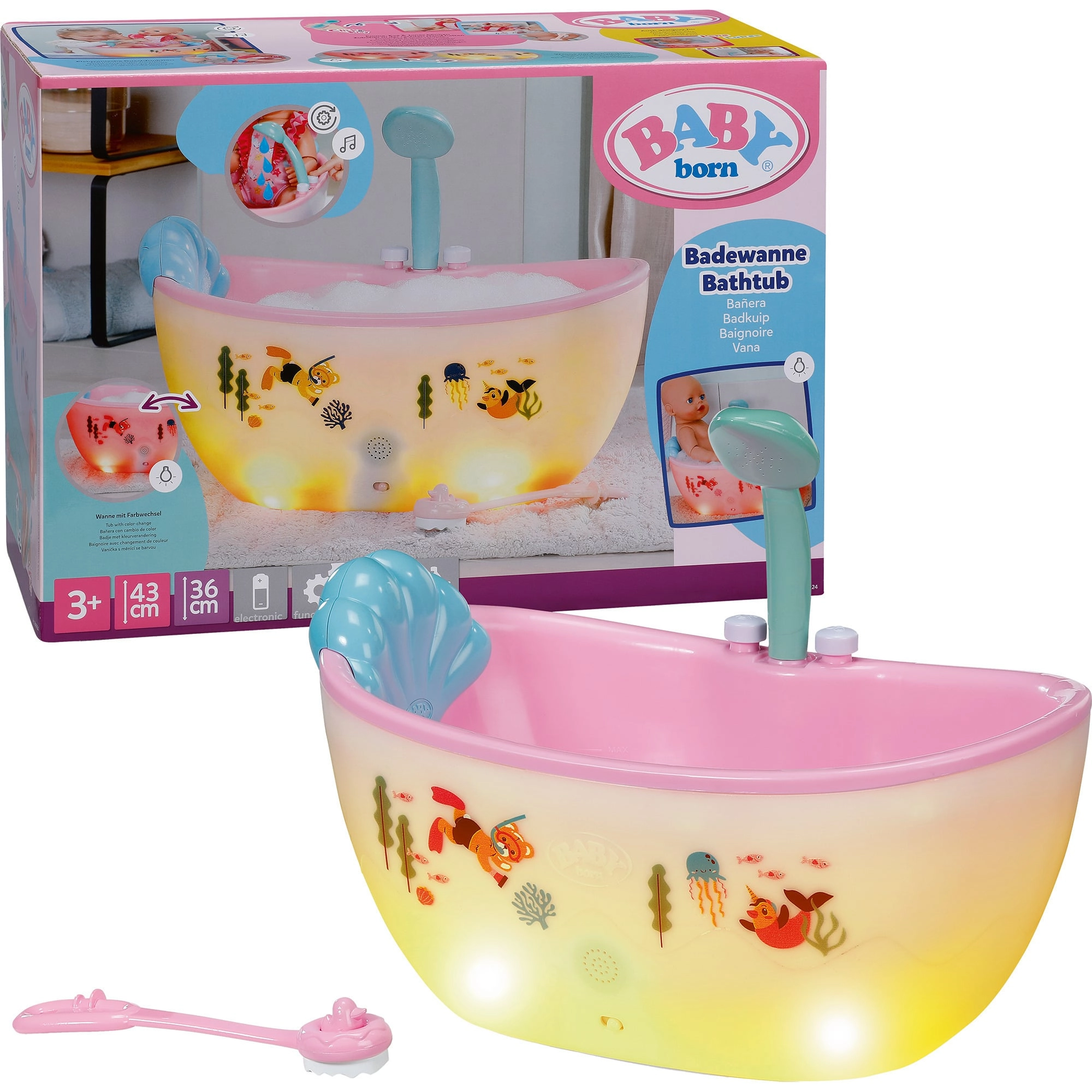 BABY born Bathtub Leļļu vanna 4001167840924