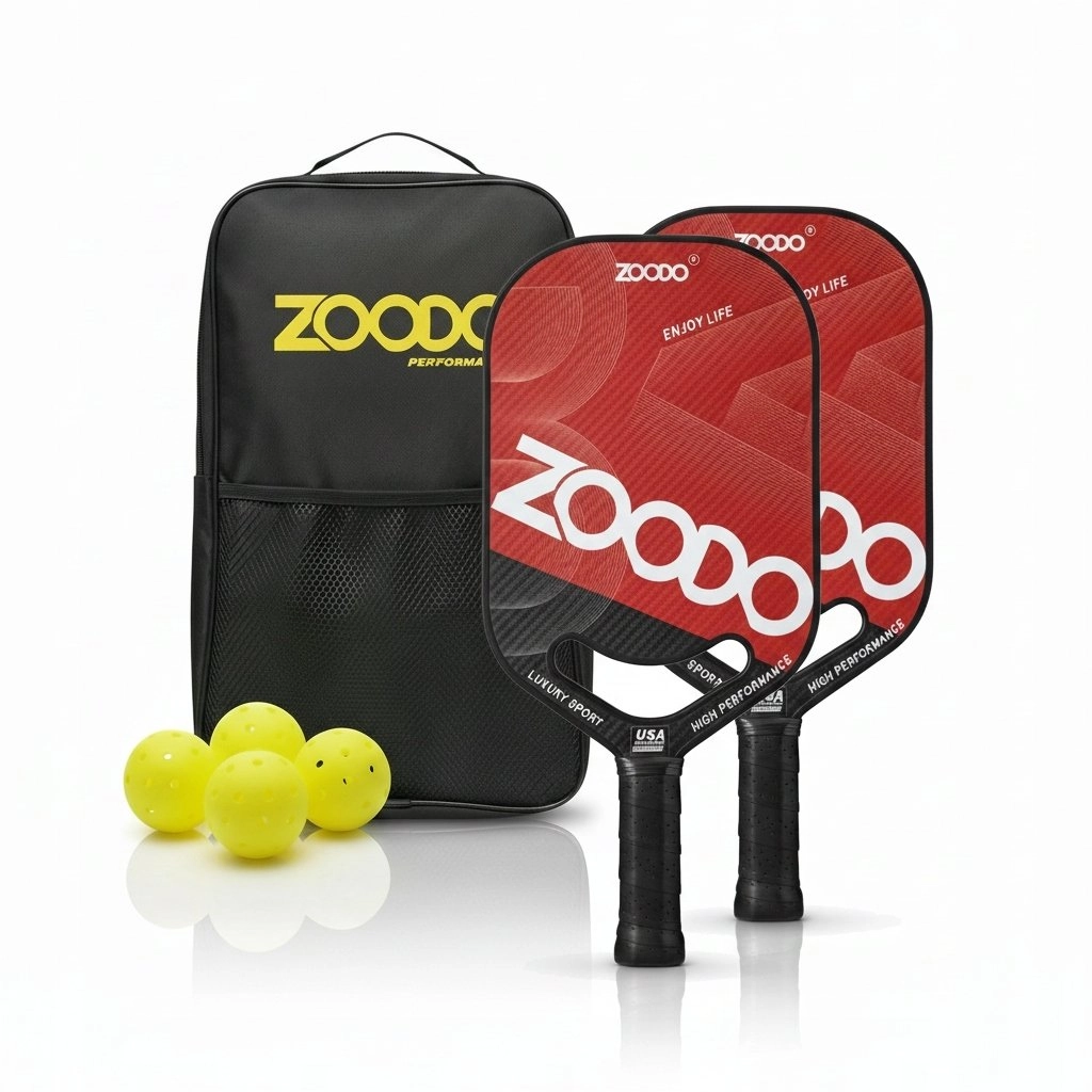 ZOODO ZOODO PICKLEBALL SET P8 RED