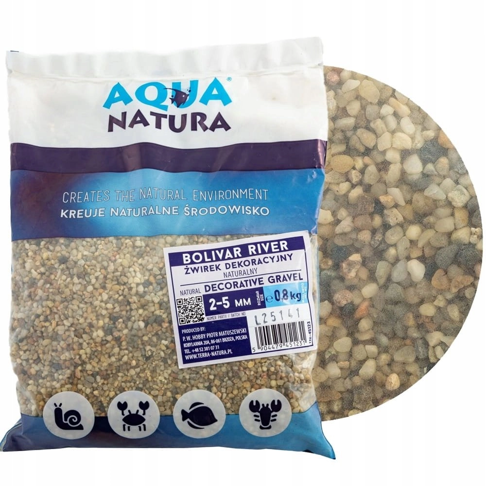 Aqua Natura  Bolivar river decorative gravel