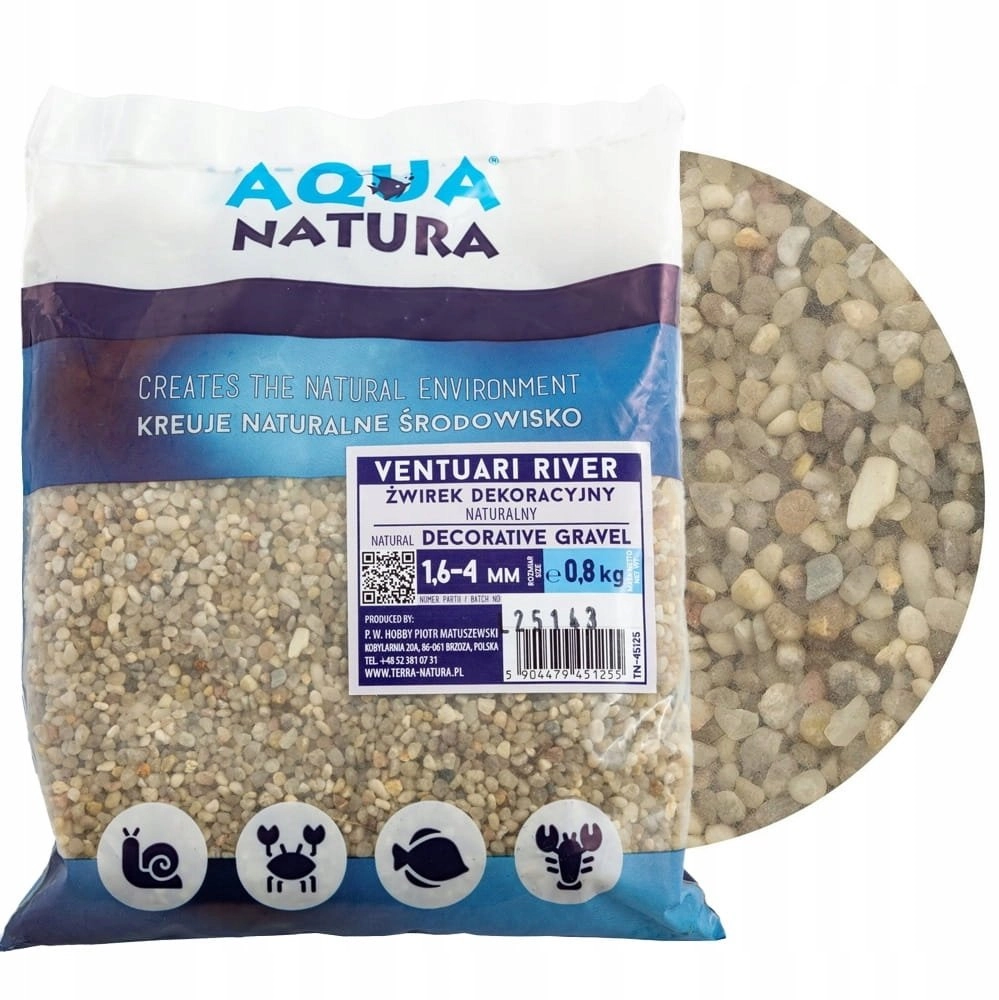 Aqua Natura Ventuari river decorative gravel