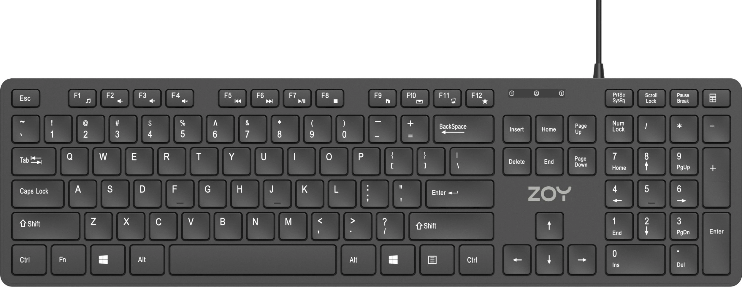 Klawiatura ZOY ZK800 (ZK800) ZK800 5902659847645