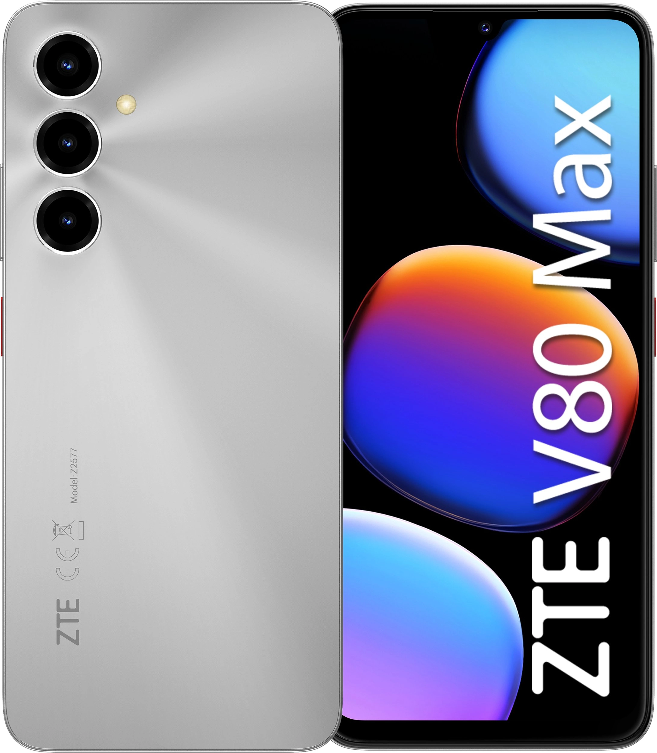 ZTE Blade V80 Max 4+128GB 6,9" 4G Stellar Silver ITA