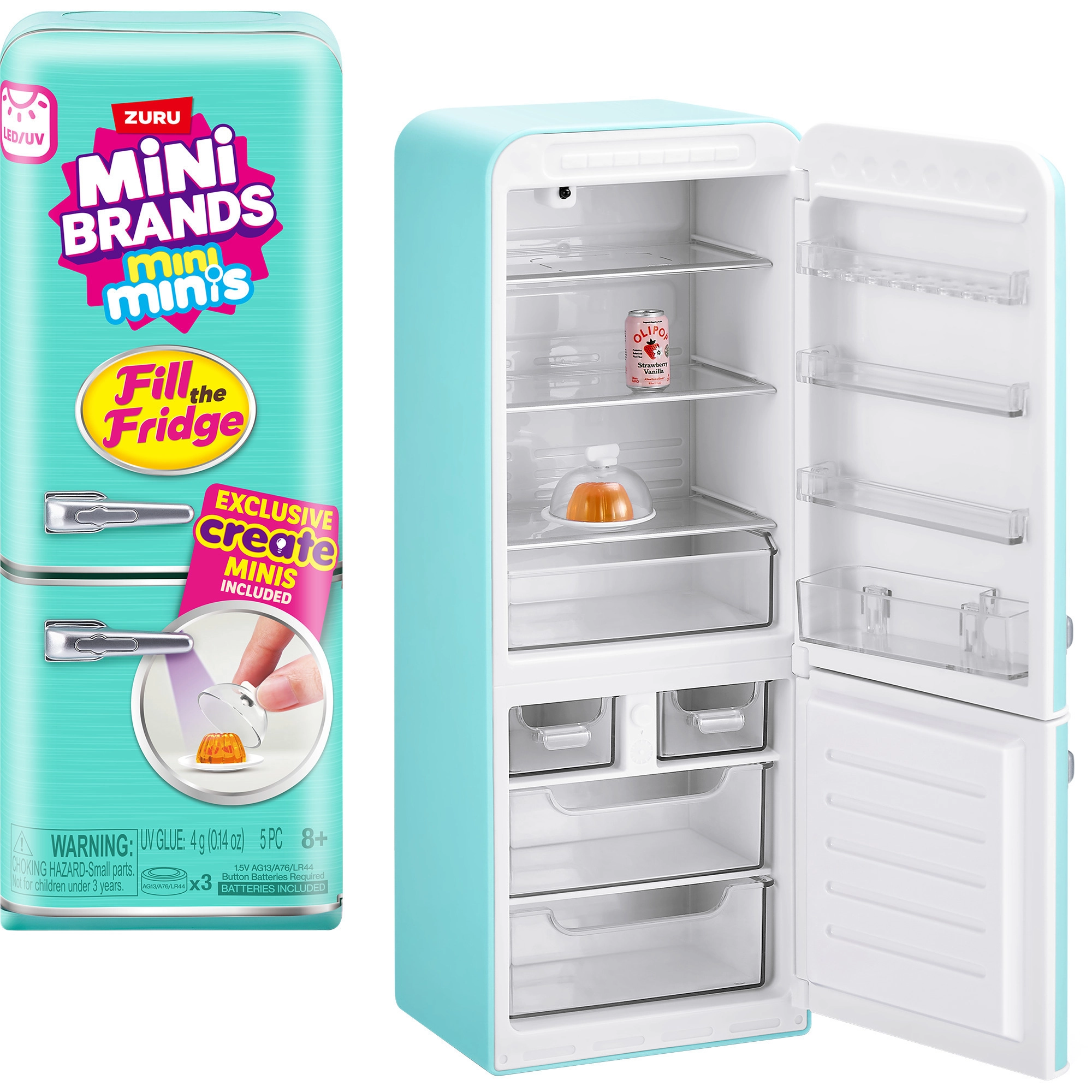 Mini Brands Fill The Fridge Playset