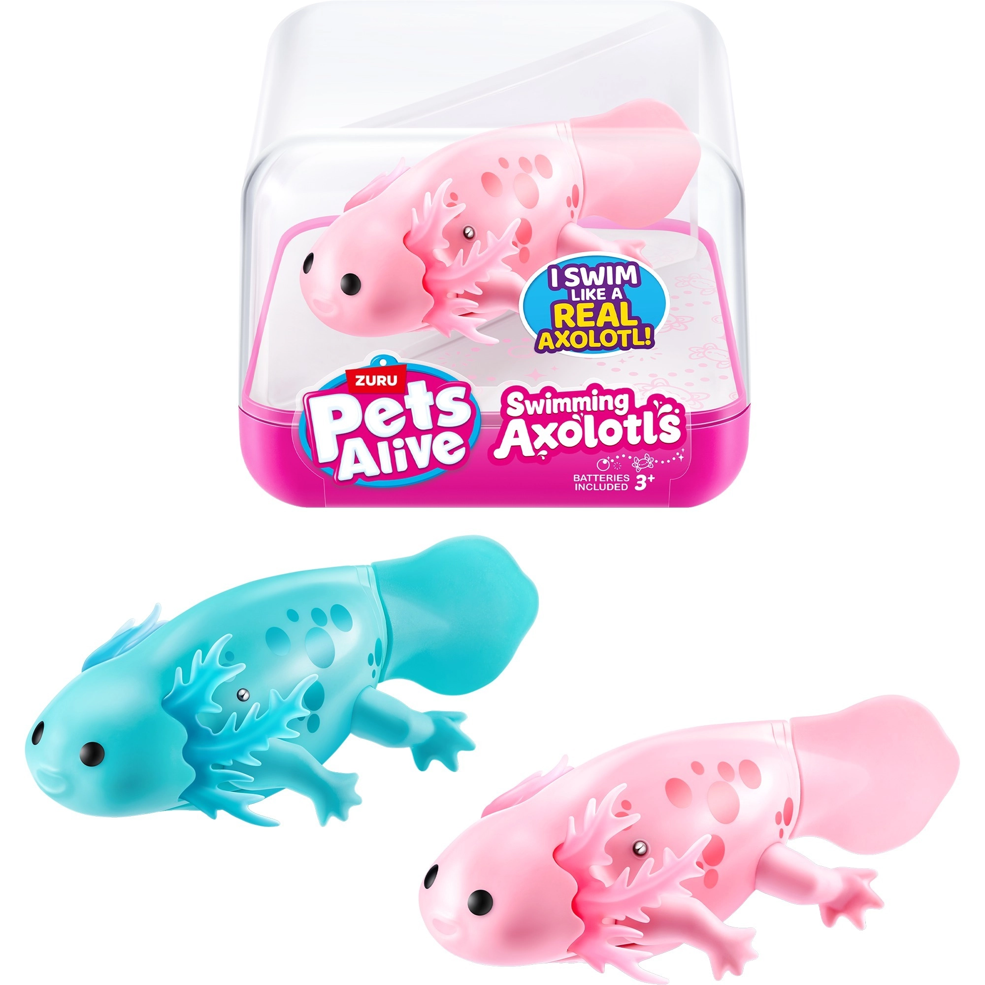 ZURU Pets Alive - Swimming Axolotls