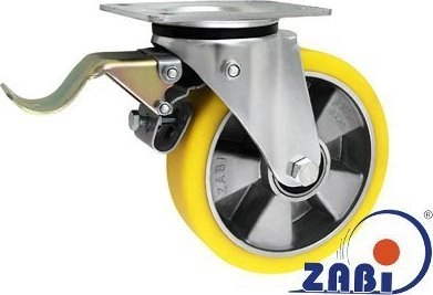 Zabi WHEEL ALUMINUM + POLYURETHANE 180MM