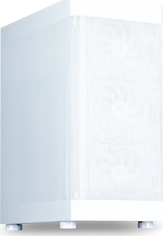 I4 ATX Mid Tower PC Case 6 Fans White