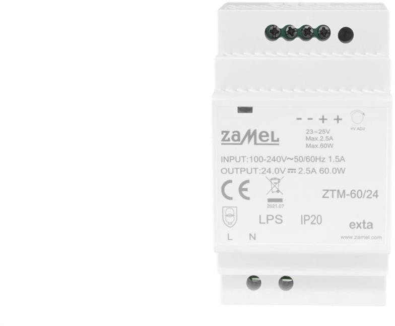 Switching power supply mounted on a