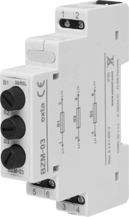 Zamel BZM-03 modular fuse socket 14239382