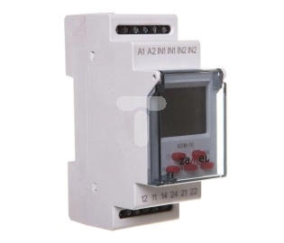 Zamel 2-module school bell controller 230VAC