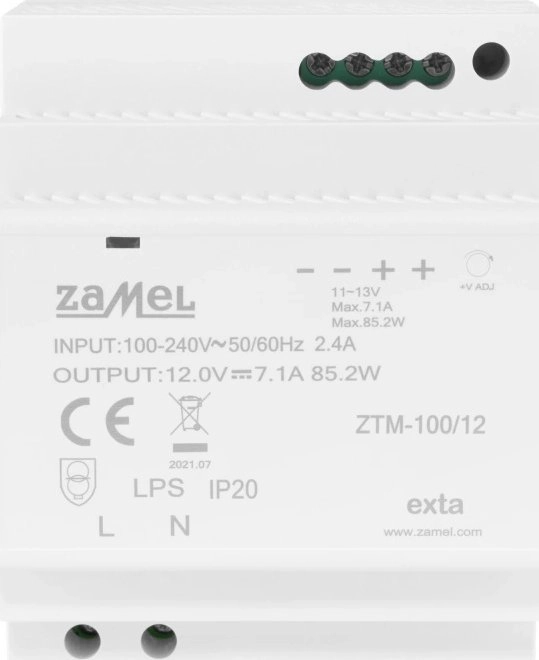 Zamel Switching power supply mounted on