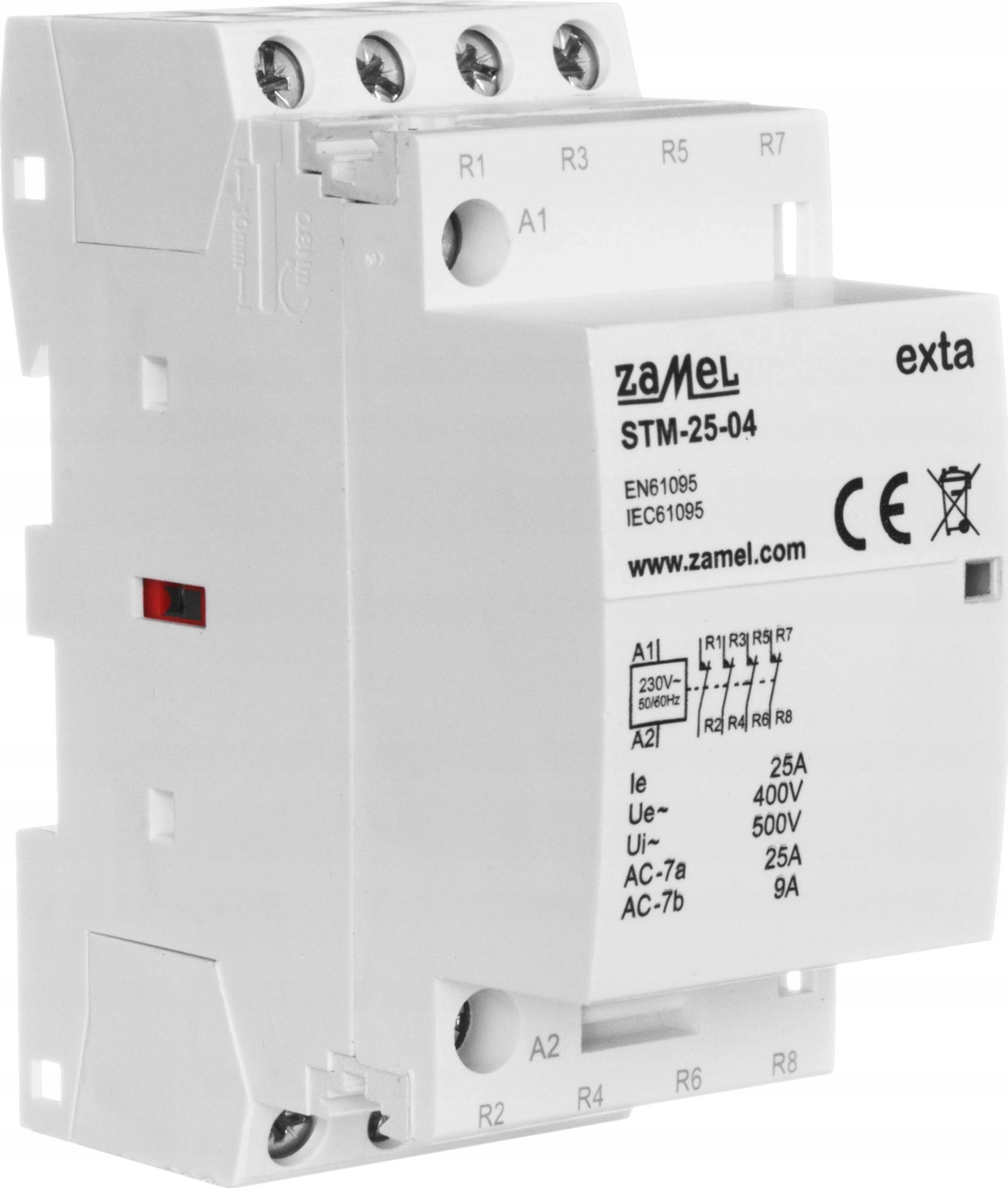 Zamel Modular installation contactor 25A 4R
