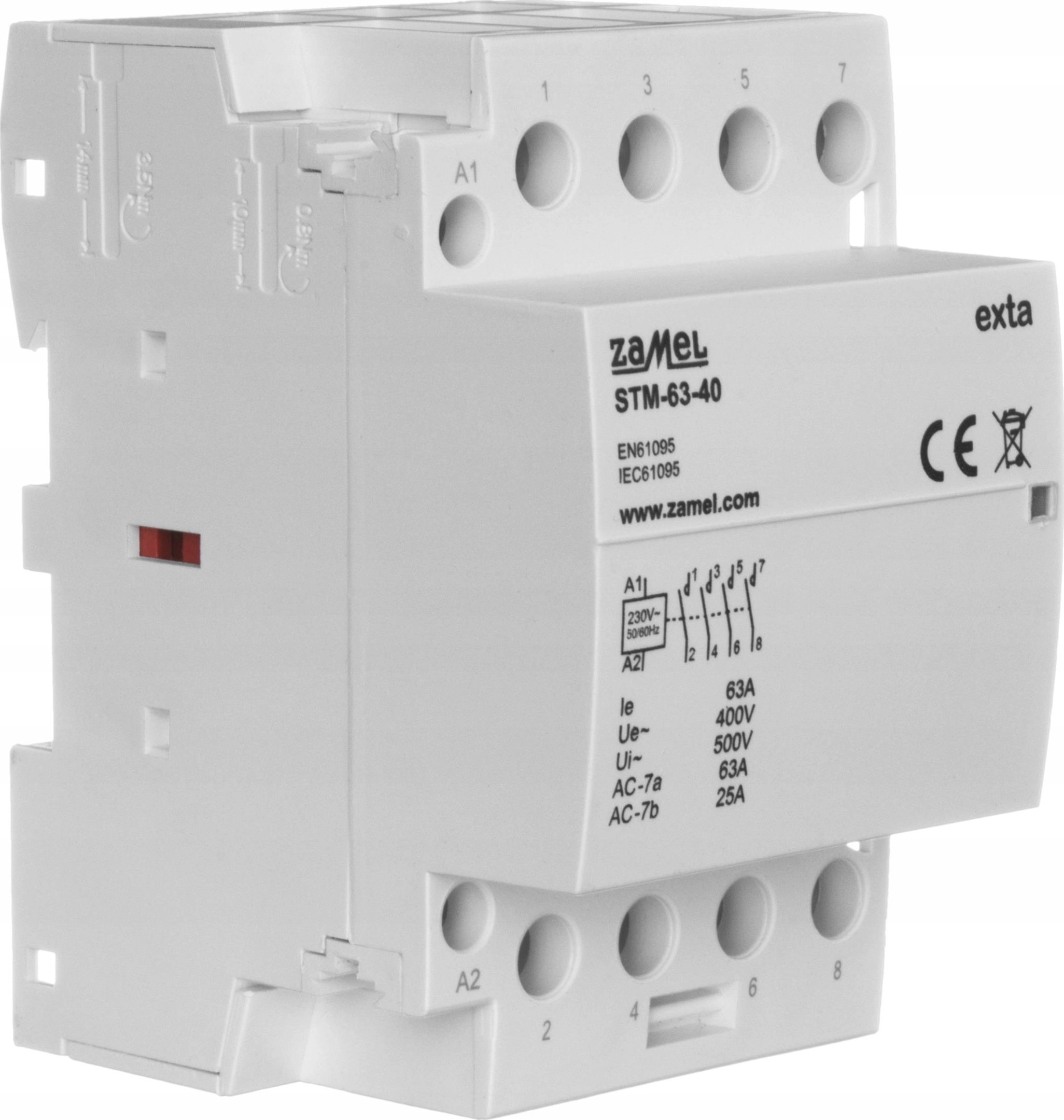 Zamel Modular installation contactor 63A 4xZ