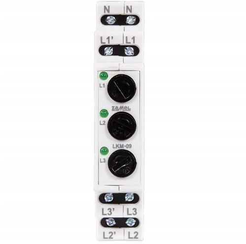 3-phase modular lamp with protection  red