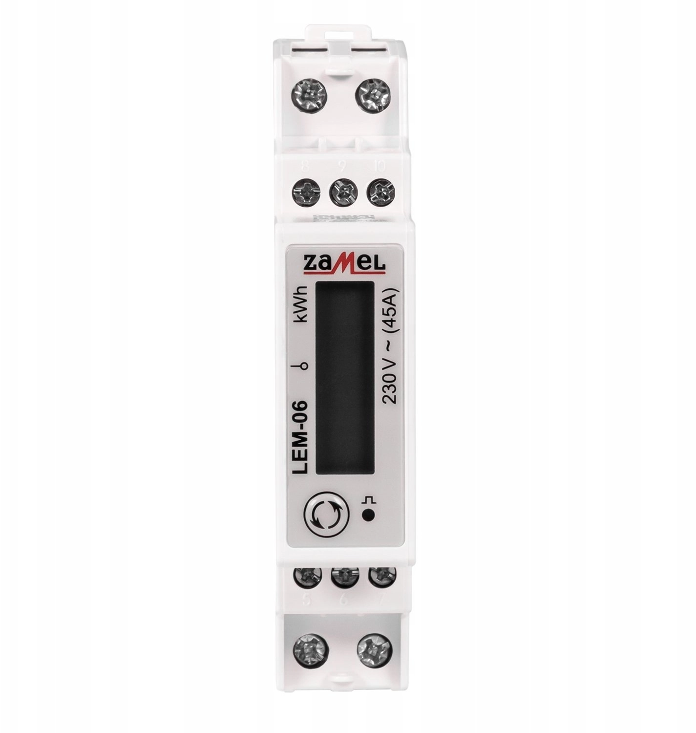 Zamel 1-phase MODBUS electricity meter direct