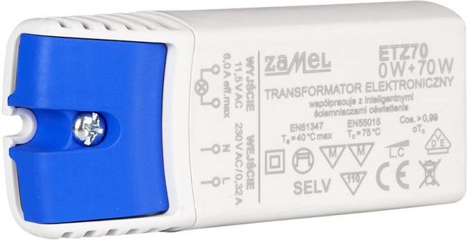 Zamel Transformator elektroniczny 230/11 5V 0-70W