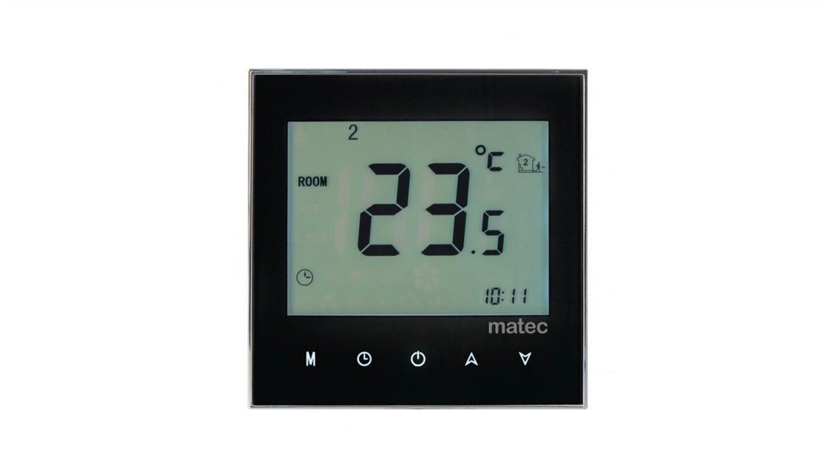 Zamel Recessed temperature controller - programmable