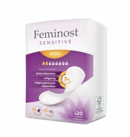 FEMINOST SENSITIVE Urol. pads. mini 5906670944482