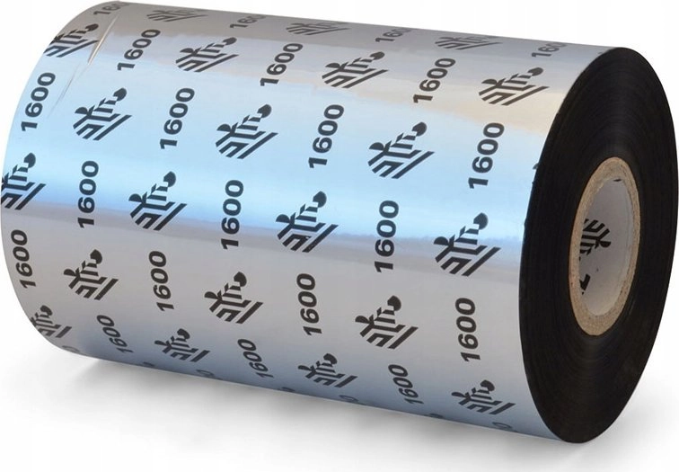 Zebra 1600 Wax - Black -