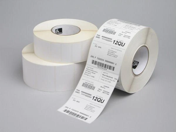 Zebra Z-Perform 1000D White Permanent Adhesive