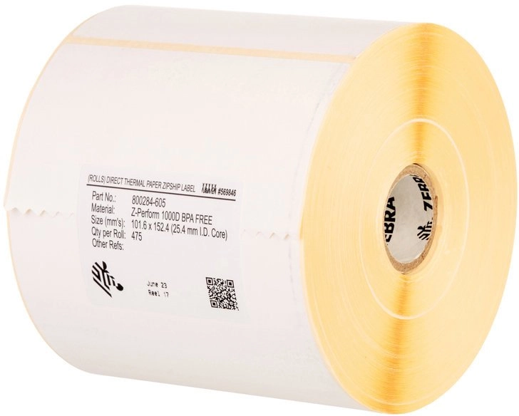 Label Paper 74x210mm Thermal Transfer Z-Perform