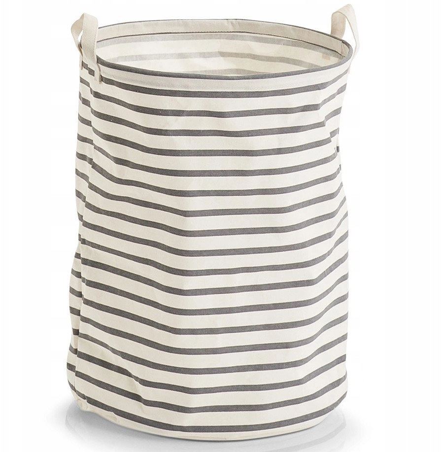 Practical laundry basket  foldable  two carrying